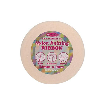 Sullivans Nylon Knitting Ribbon, 25mm x 90m