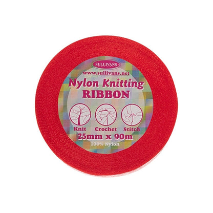 Sullivans Nylon Knitting Ribbon, 25mm x 90m