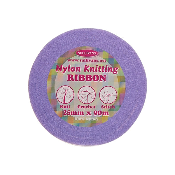 Sullivans Nylon Knitting Ribbon, 25mm x 90m