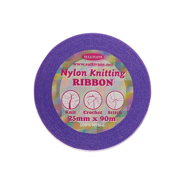 Sullivans Nylon Knitting Ribbon, 25mm x 90m