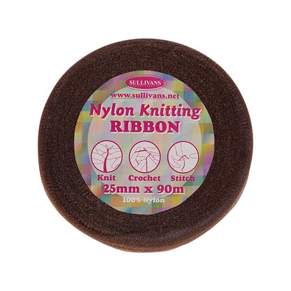 Sullivans Nylon Knitting Ribbon, 25mm x 90m