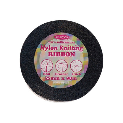 Sullivans Nylon Knitting Ribbon, 25mm x 90m