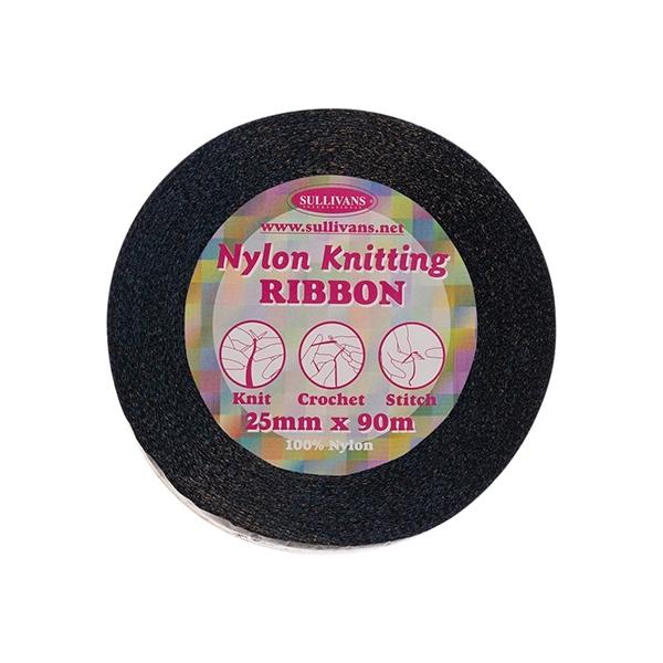 Nyron Ribbon Sullivans Nylon Knitting Ribbon, 25mm x 90m – Lincraft