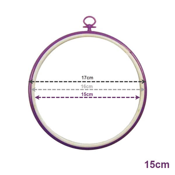 Sullivans Embroidery Hoop, Circular - Assorted