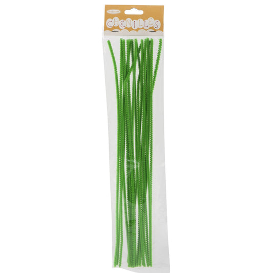 Sullivans Chenilles 20pk, Green- 3mm