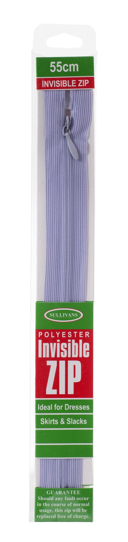 Invisible Zip, Lavender