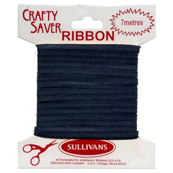 Crafty Saver Satin Ribbon, Bottle- 3mm x 7m