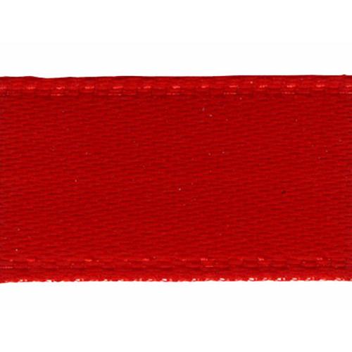 Double Sided Satin Ribbon, Red- 38mm x 2m