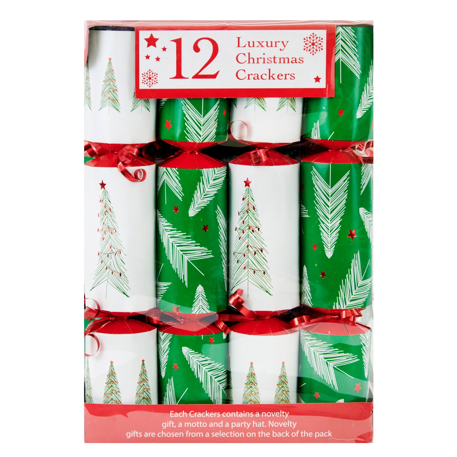 Christmas Crackers Luxury in PVC Box- 12pk