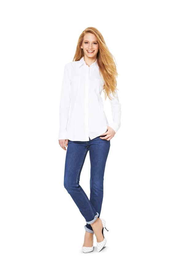 Burda Pattern 6849 Misses' Tops (6-16)