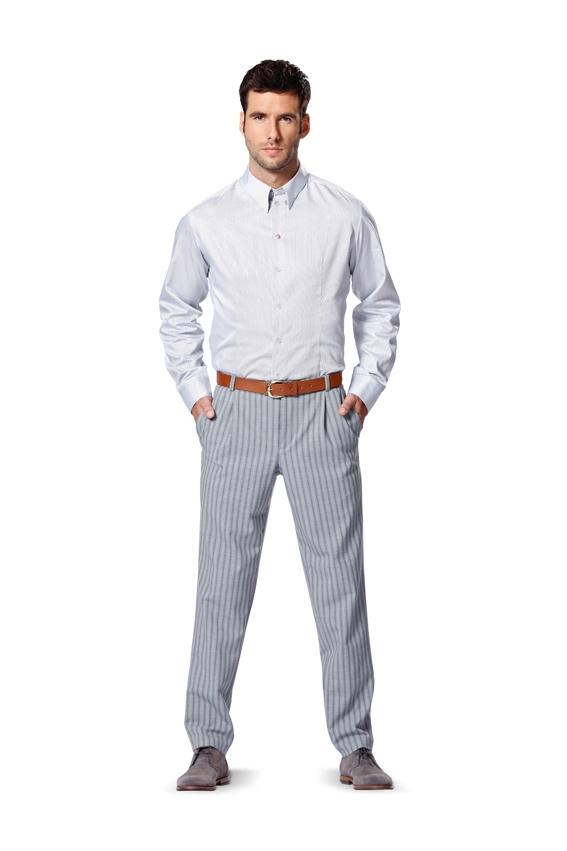 Burda Pattern 7045 Men's Shirt (34-50)