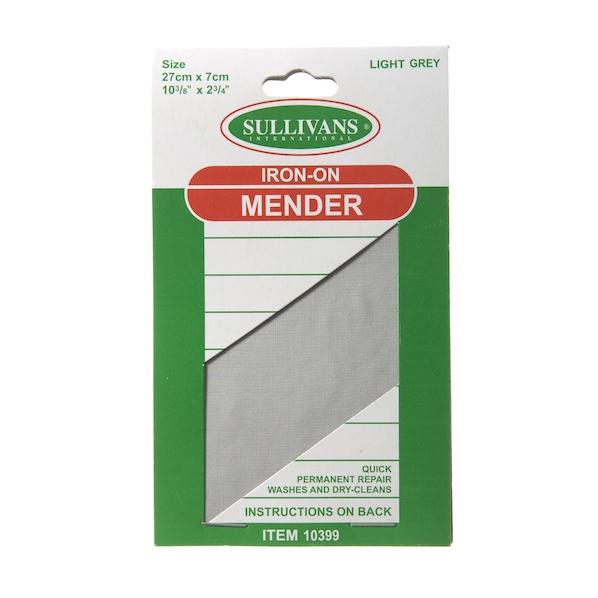 Sullivans Iron On Mender, Light Grey