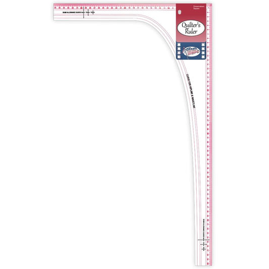 Sullivans Quilter's Ruler, Square Metric- 36.5x60.5cm