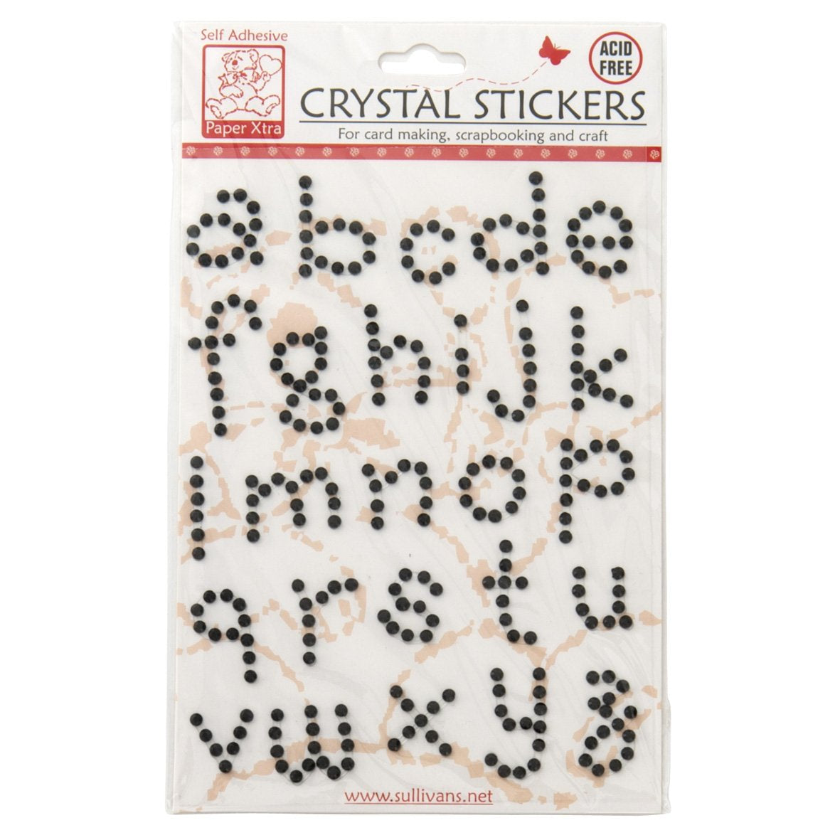 Sullivans Blings, Alphabet Lower Black