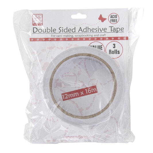 Sullivans Adhesive Tape Value Pack- 12mm