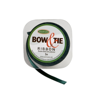 Satin Ribbon, White- 6mm x 5m