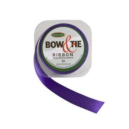 Satin Ribbon, White- 18mm x 5m