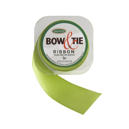 Satin Ribbon, White- 36mm x 5m