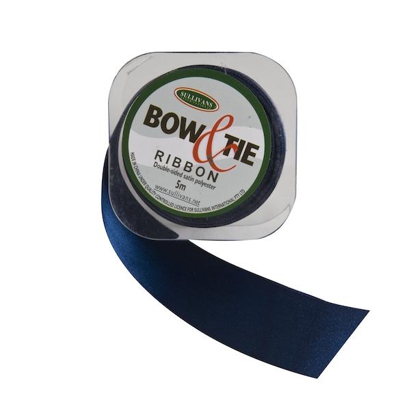 Satin Ribbon, White- 36mm x 5m