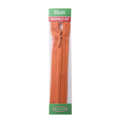Sullivans Invisible Zip, Orange