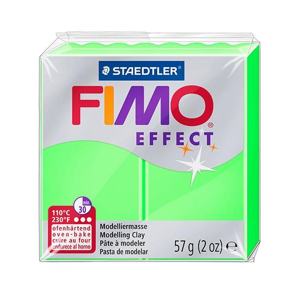FIMO Effect Standard Block, Neon Green- 57g