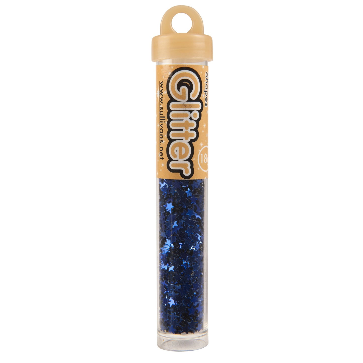 Sullivans Star Shape Glitter, Royal- 15g