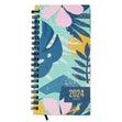 2024 Diary Spiral Hard Cover Printed with Foil, Leaves- Slim WTV