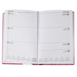 2024 Diary PU with Elastic P8.6 FSC Mix, Pink- A5 WTV