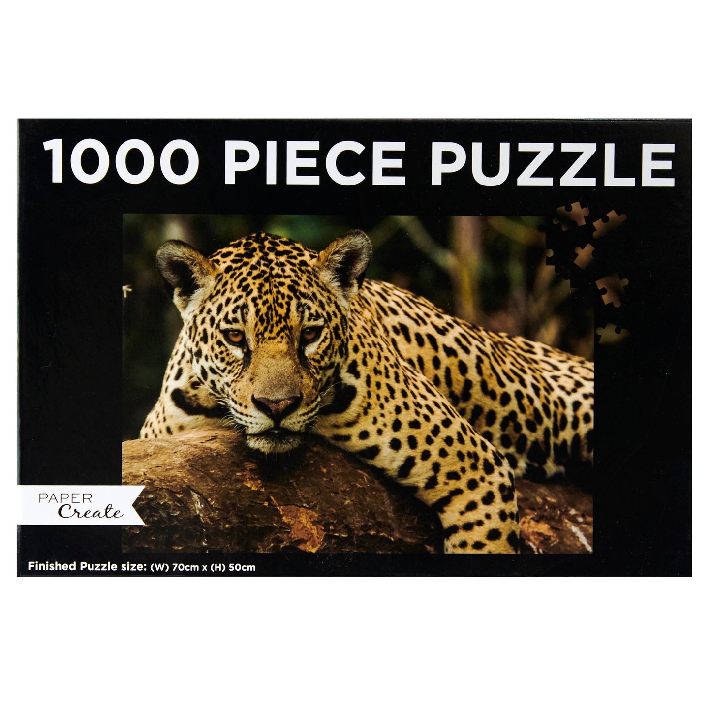 Paper Create 1000-Piece Jigsaw Puzzle, Jaguar Sitting