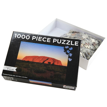 Paper Create 1000-Piece Jigsaw Puzzle, Uluru-Kata Tjuta National Park