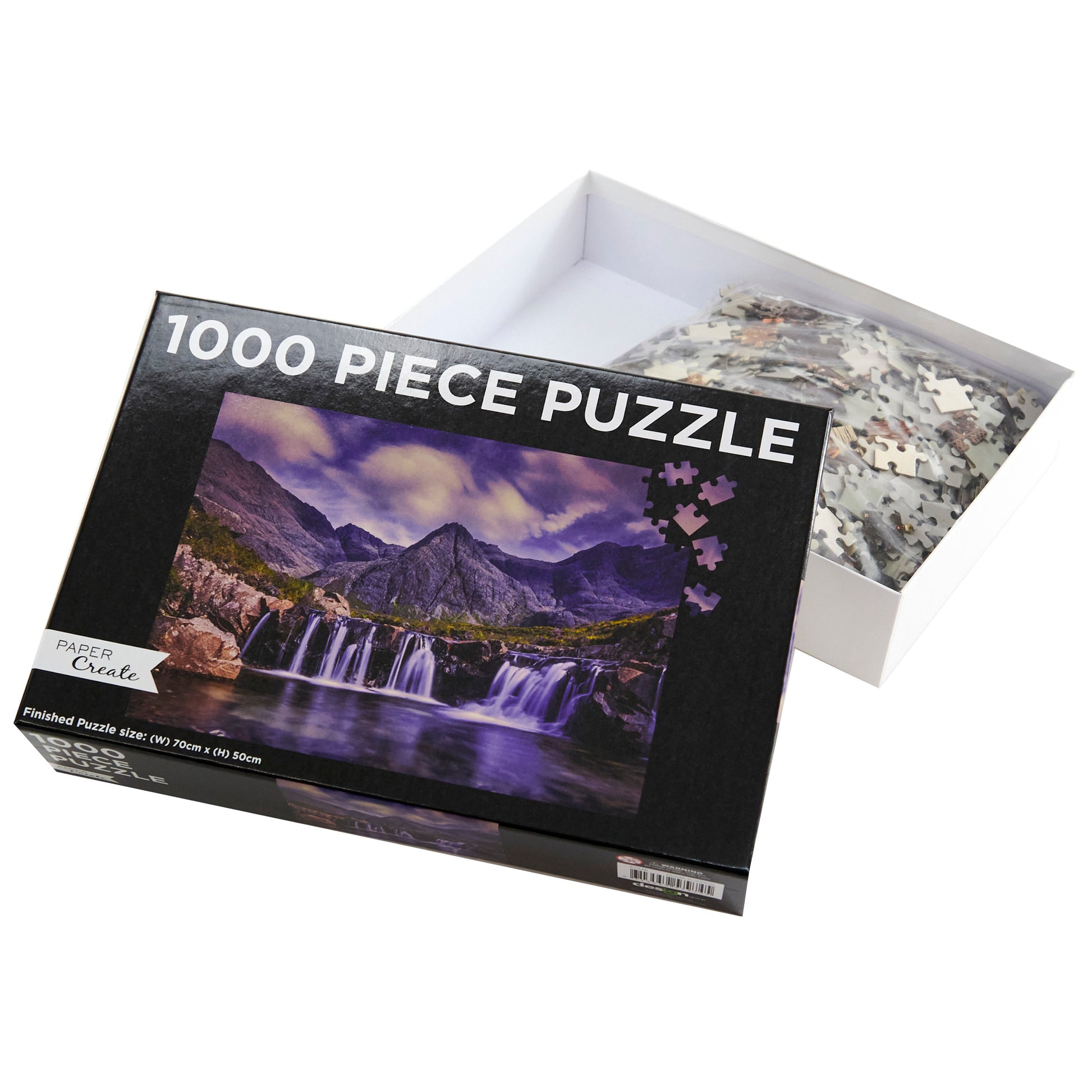 Paper Create 1000-Piece Jigsaw Puzzle, Waterfall