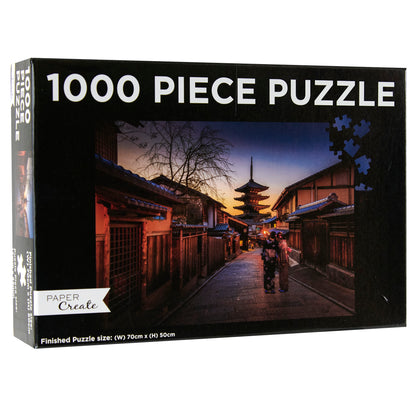 Paper Create 1000-Piece Jigsaw Puzzle, Tokyo Street Scene