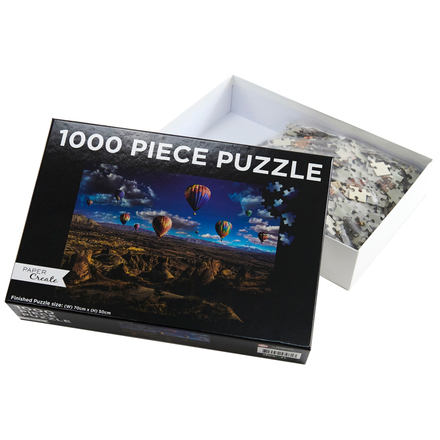 Paper Create 1000-Piece Jigsaw Puzzle, Hot Air Balloons