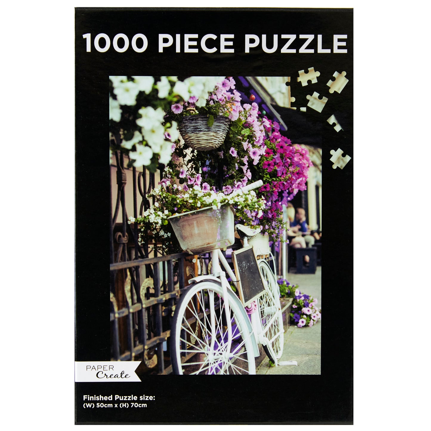 Paper Create 1000-Piece Jigsaw Puzzle, Bicycle in Garden