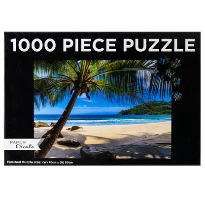 Paper Create 1000-Piece Jigsaw Puzzle, Tropical Beach