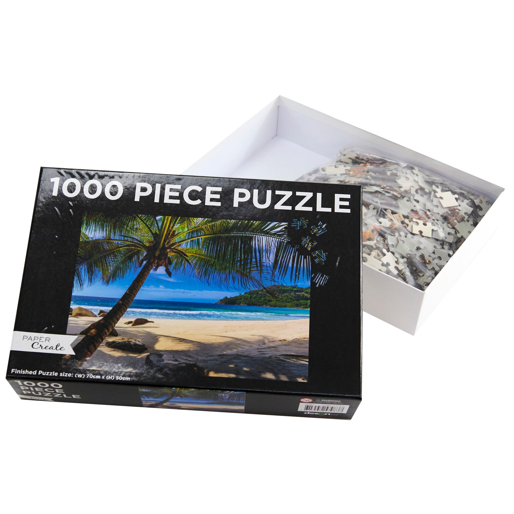 Paper Create 1000-Piece Jigsaw Puzzle, Tropical Beach