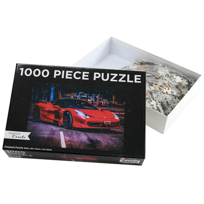 Paper Create 1000-Piece Jigsaw Puzzle, Red Ferrari