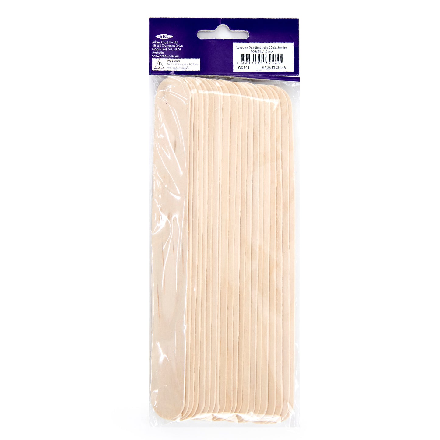 Arbee Paddle Sticks Natural