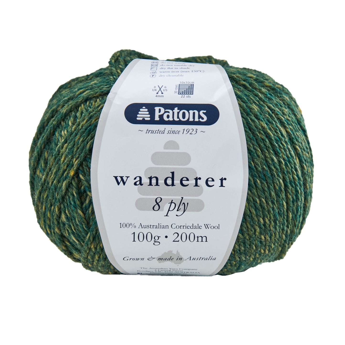 Patons Wanderer Crochet & Knitting Yarn 8 Ply, 100g Corriedale Wool Yarn