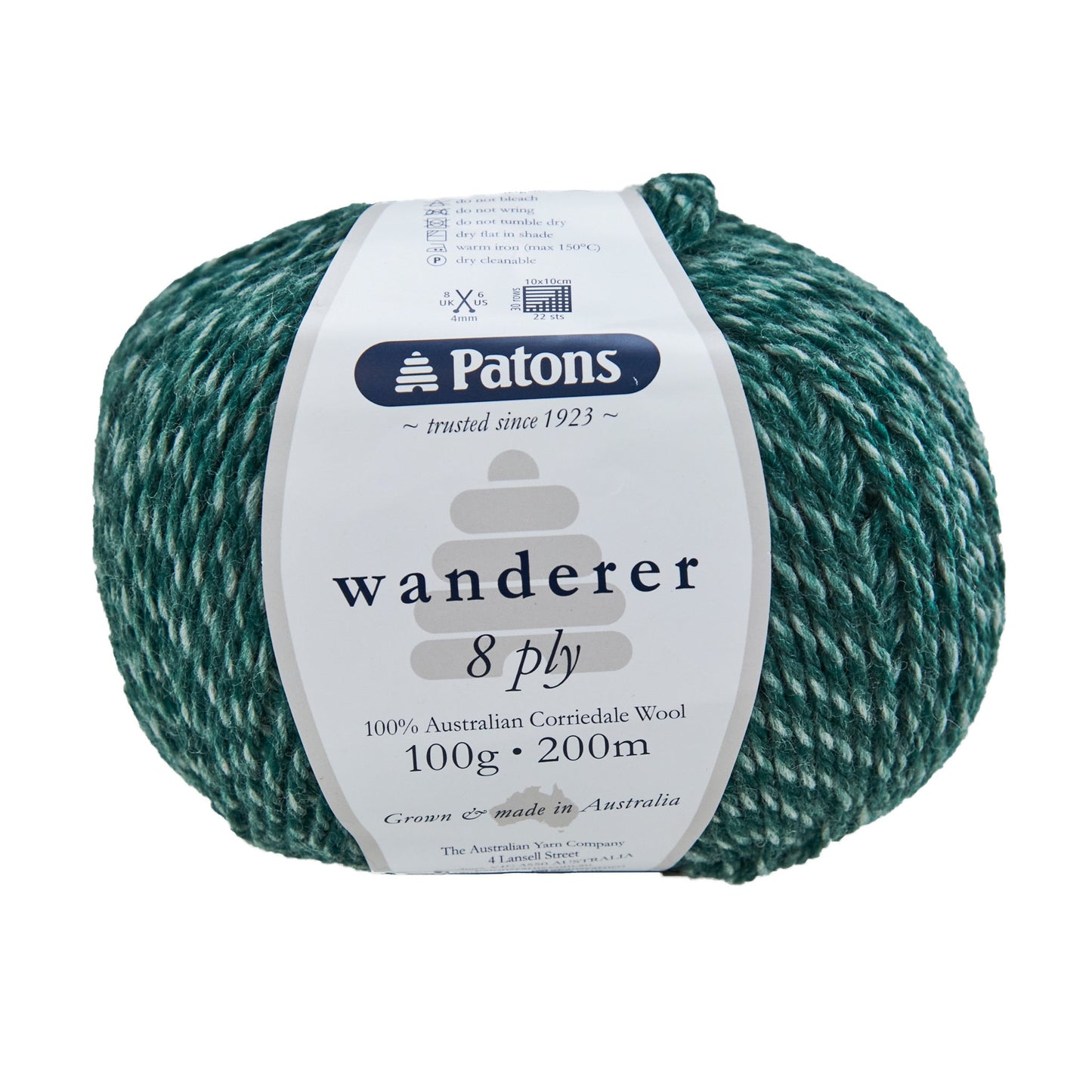 Patons Wanderer Crochet & Knitting Yarn 8 Ply, 100g Corriedale Wool Yarn