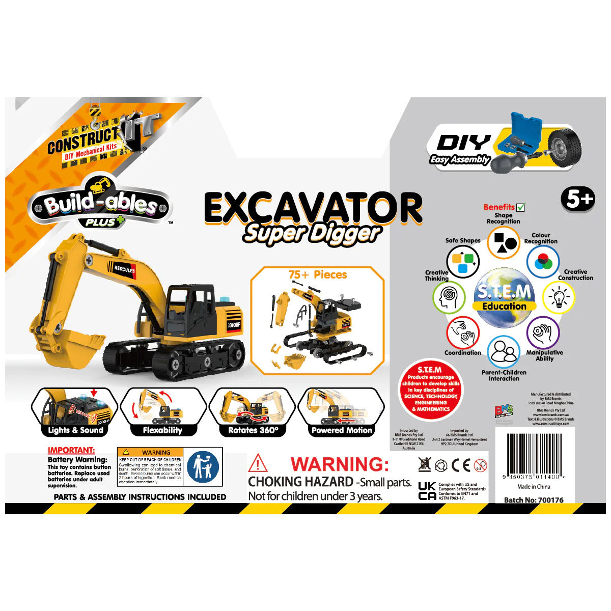 Construct It Buildables Plus, Site Excavator Super Digger