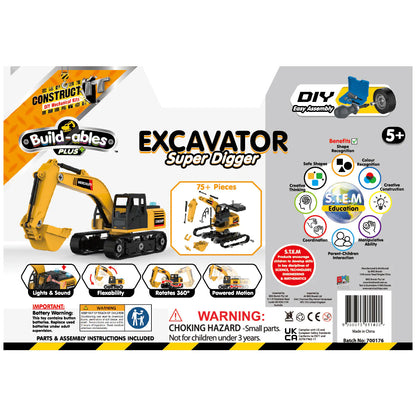 Construct It Buildables Plus, Site Excavator Super Digger