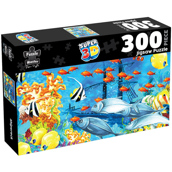 300-Piece Jigsaw Puzzle Super 3D, Shipwreck – Lincraft