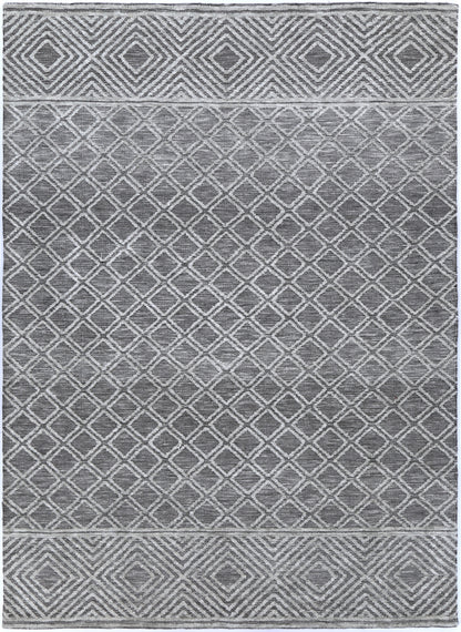 Ambarsar Ajnala Grey Cotton Blend Rug