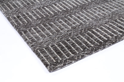 Ambarsar Attari Grey Cotton Blend Rug