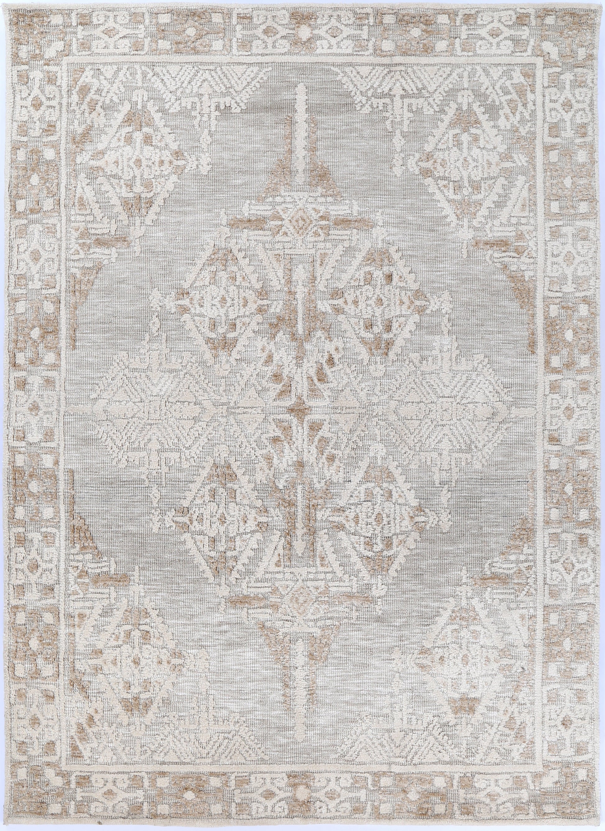 Ambarsar Beas Cream Cotton Blend Rug
