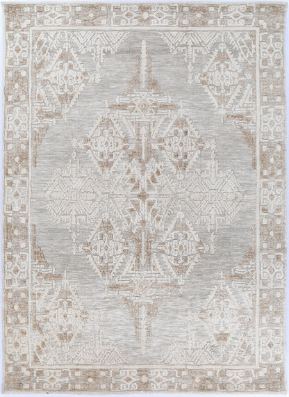 Ambarsar Beas Cream Cotton Blend Rug