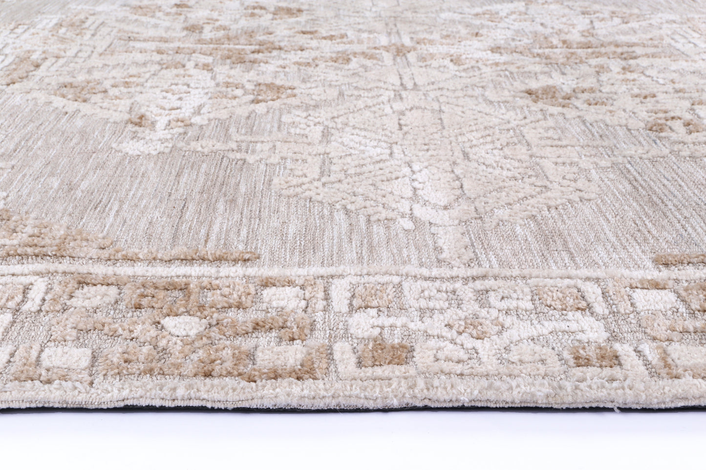 Ambarsar Beas Cream Cotton Blend Rug