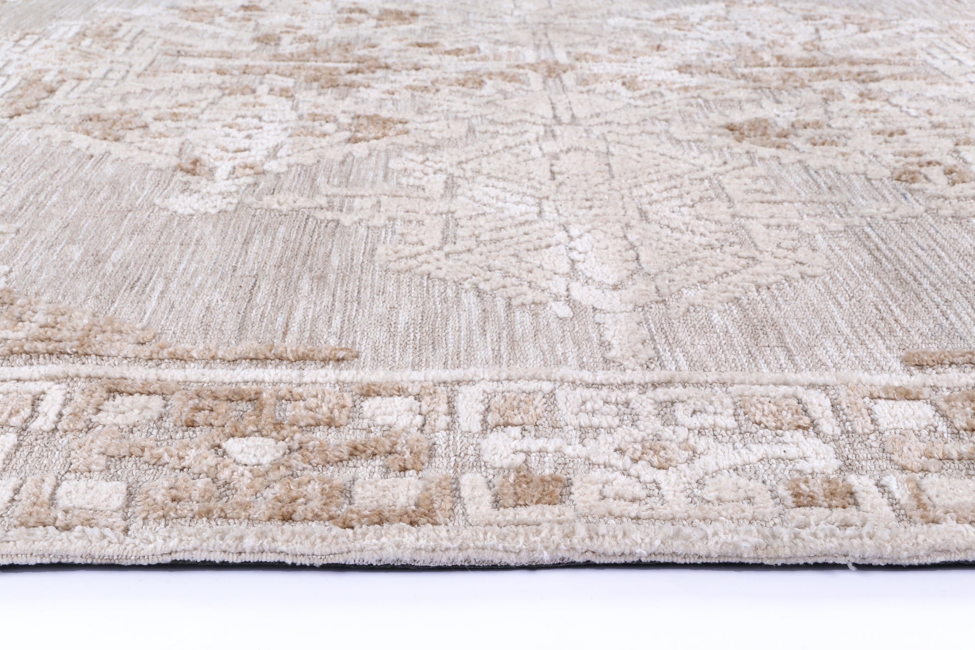 Ambarsar Beas Cream Cotton Blend Rug