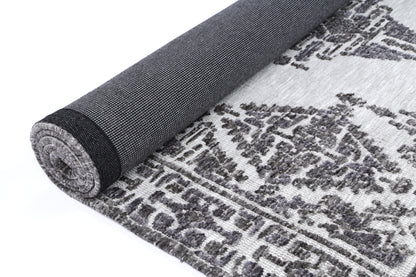 Ambarsar Beas Grey Cotton Blend Rug